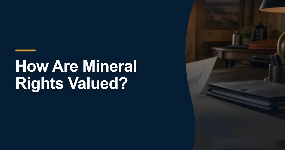 MRX article cover with the title “How Are Mineral Rights Valued?”.