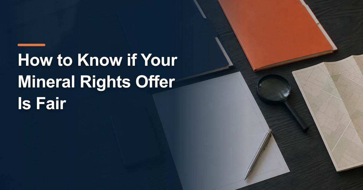 Offer folders and records with the title “How to Know if Your Mineral Rights Offer Is Fair”.