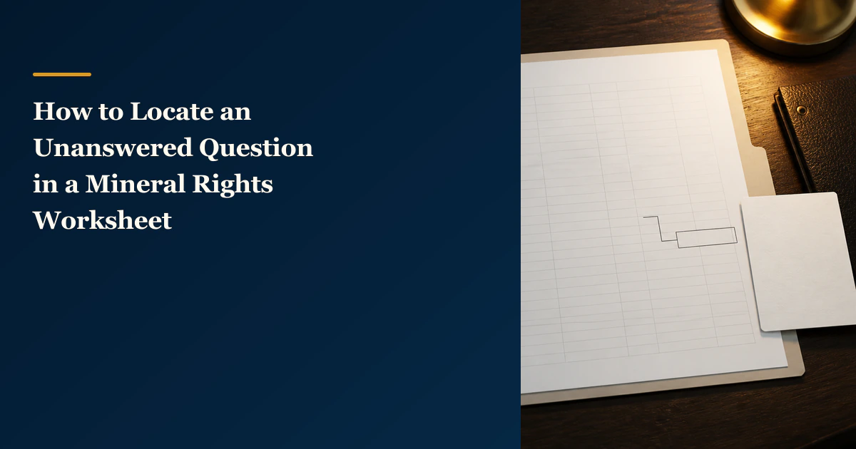 A blank worksheet, callout bracket, and question card appear beside the exact article title.