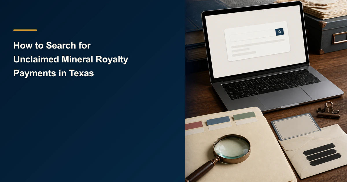 How to Search for Unclaimed Mineral Royalty Payments in Texas