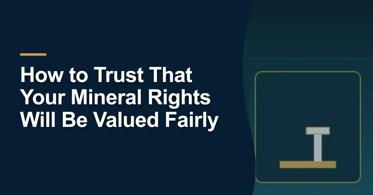 MRX article cover with the title “How to Trust That Your Mineral Rights Will Be Valued Fairly”.