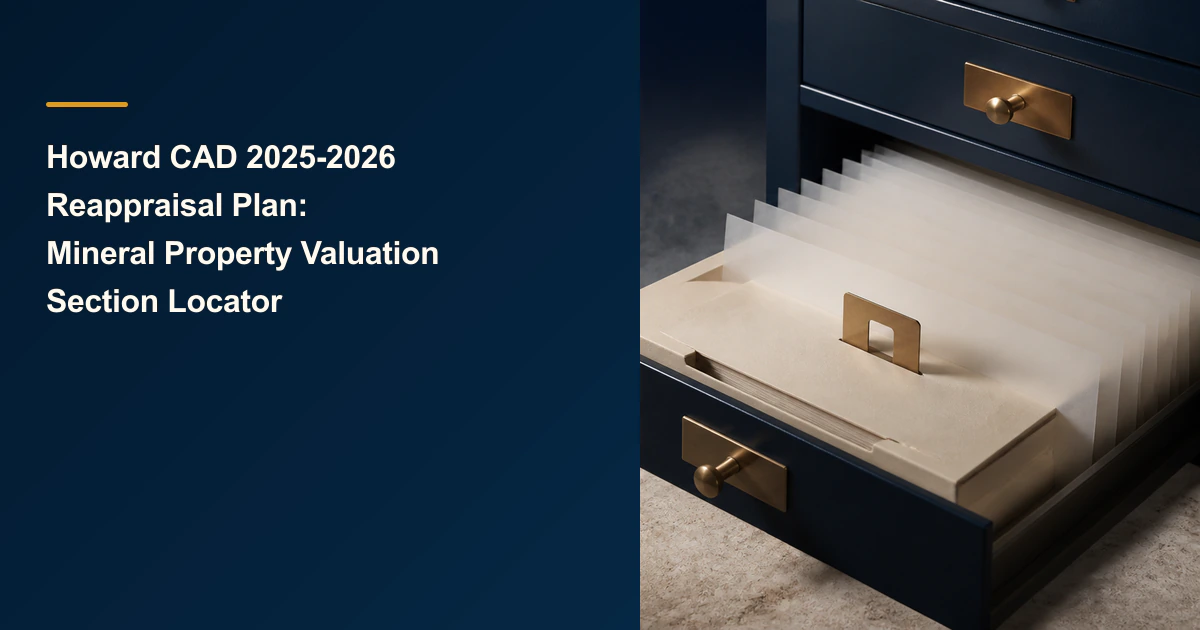 Howard CAD plan cover with folders in an open file drawer