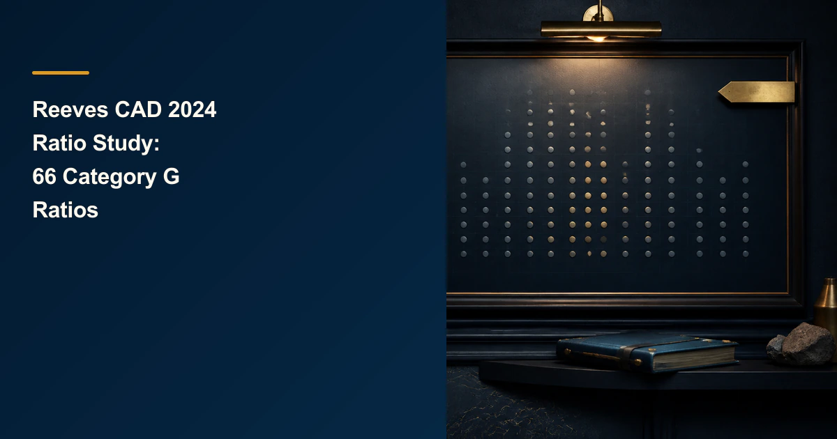 Reeves CAD 2024 Ratio Study: 66 Category G Ratios
