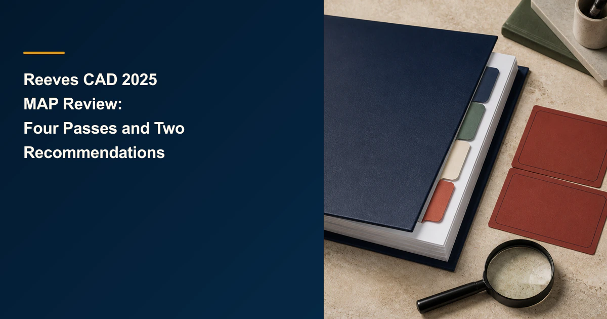 Reeves CAD 2025 MAP Review: Four Passes and Two Recommendations