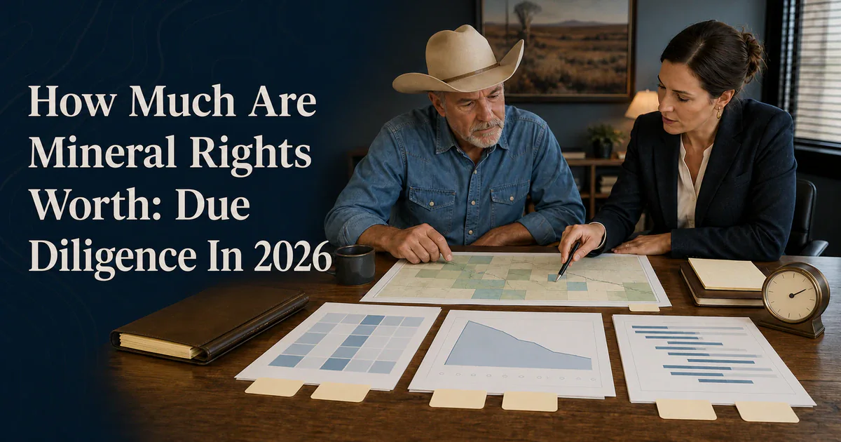 How Much Are Mineral Rights Worth: Due Diligence In 2026