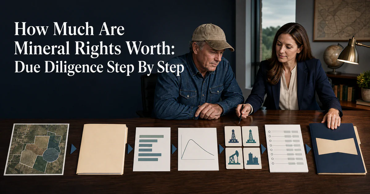 How Much Are Mineral Rights Worth: Due Diligence Step By Step