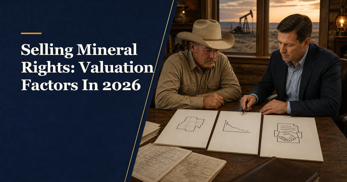 Selling Mineral Rights: Valuation Factors In 2026