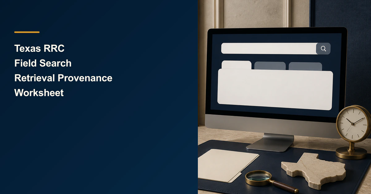 A blank Field Search terminal and neutral retained-reference desk appear beside the exact article title.