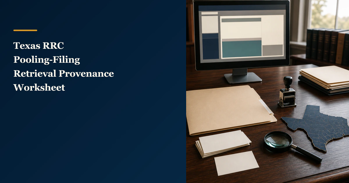 A Texas public-record filing desk appears beside the exact article title.