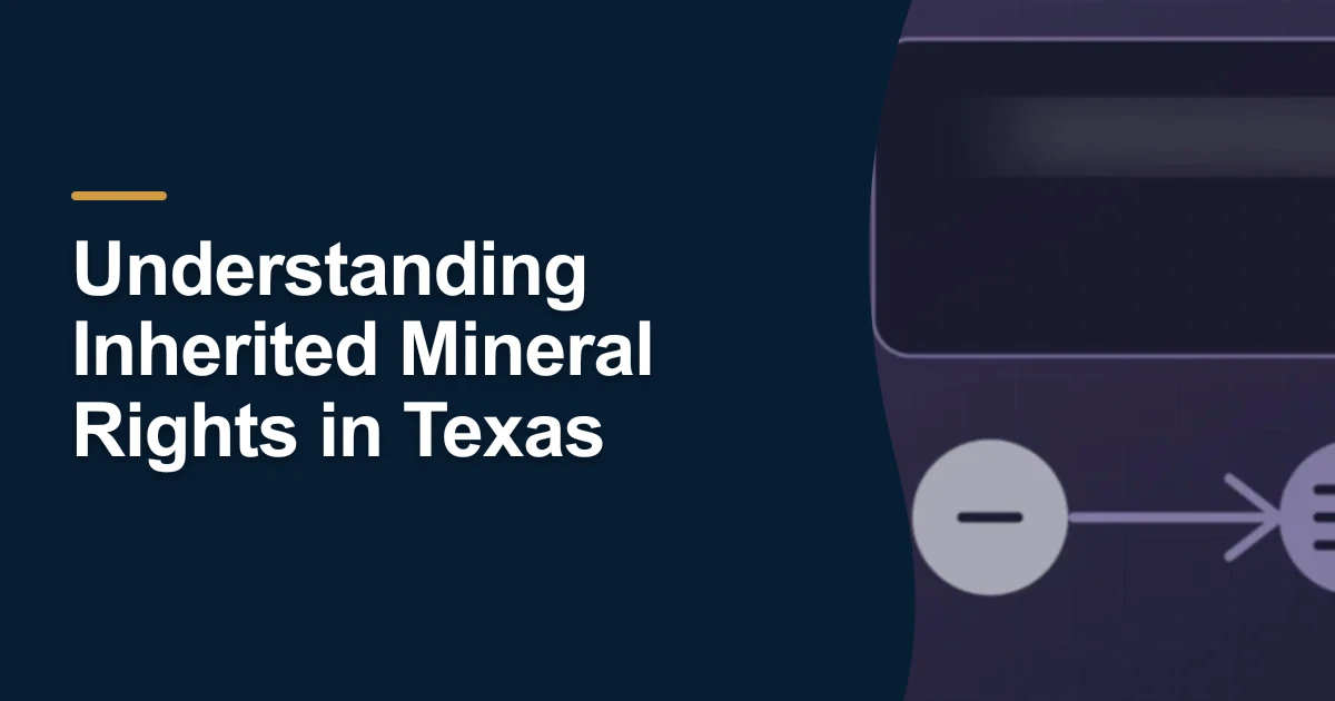 MRX article cover with the title “Understanding Inherited Mineral Rights in Texas”.