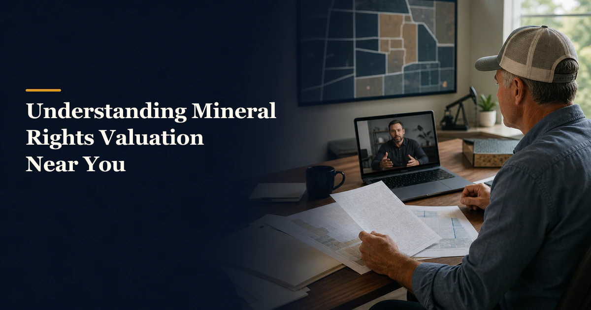 Title reads “Understanding Mineral Rights Valuation Near You”.