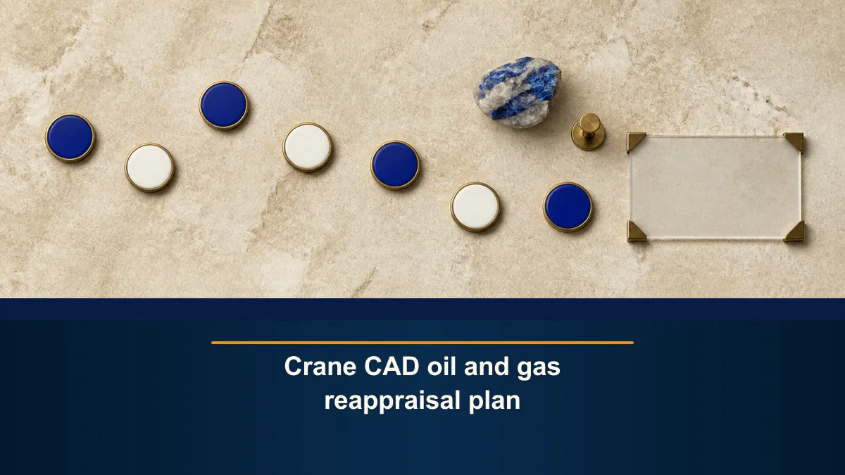 Crane CAD oil and gas reappraisal plan