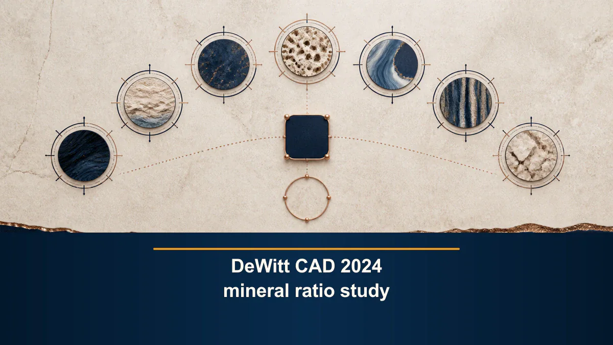 DeWitt CAD 2024 mineral ratio study