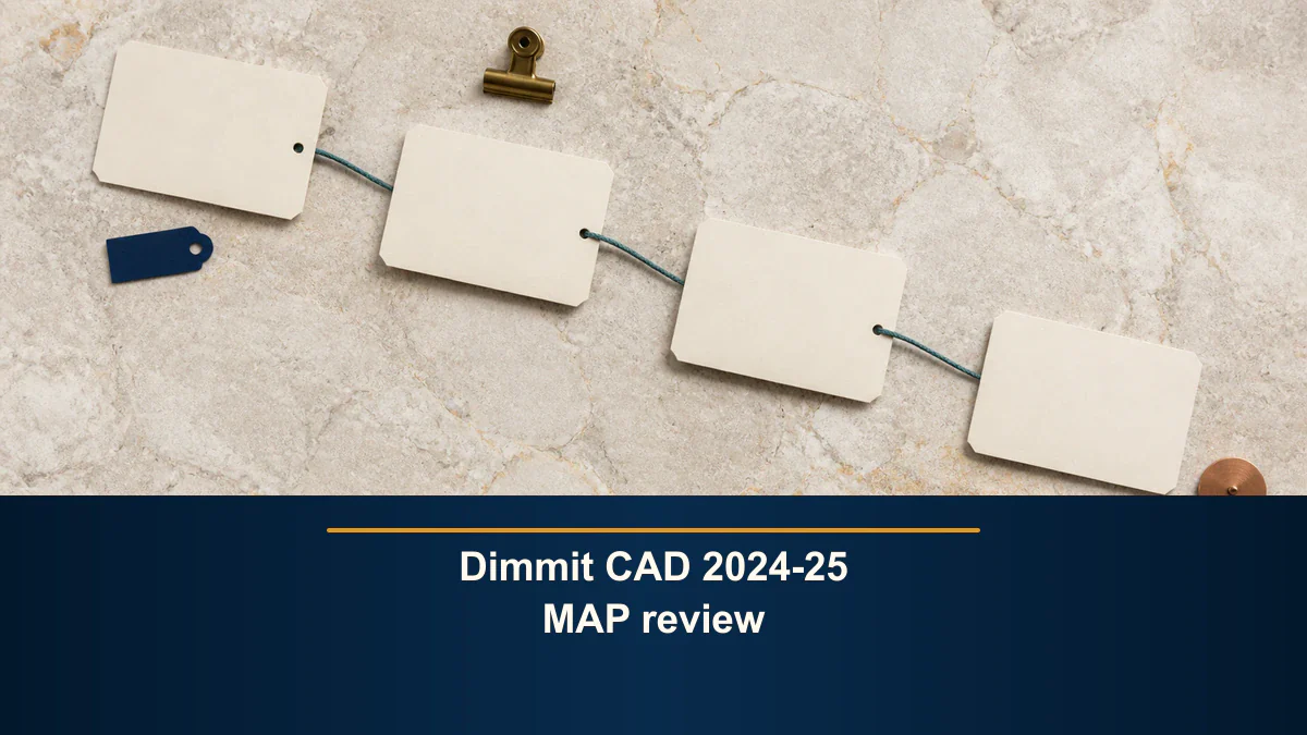 Dimmit CAD 2024-25 MAP review