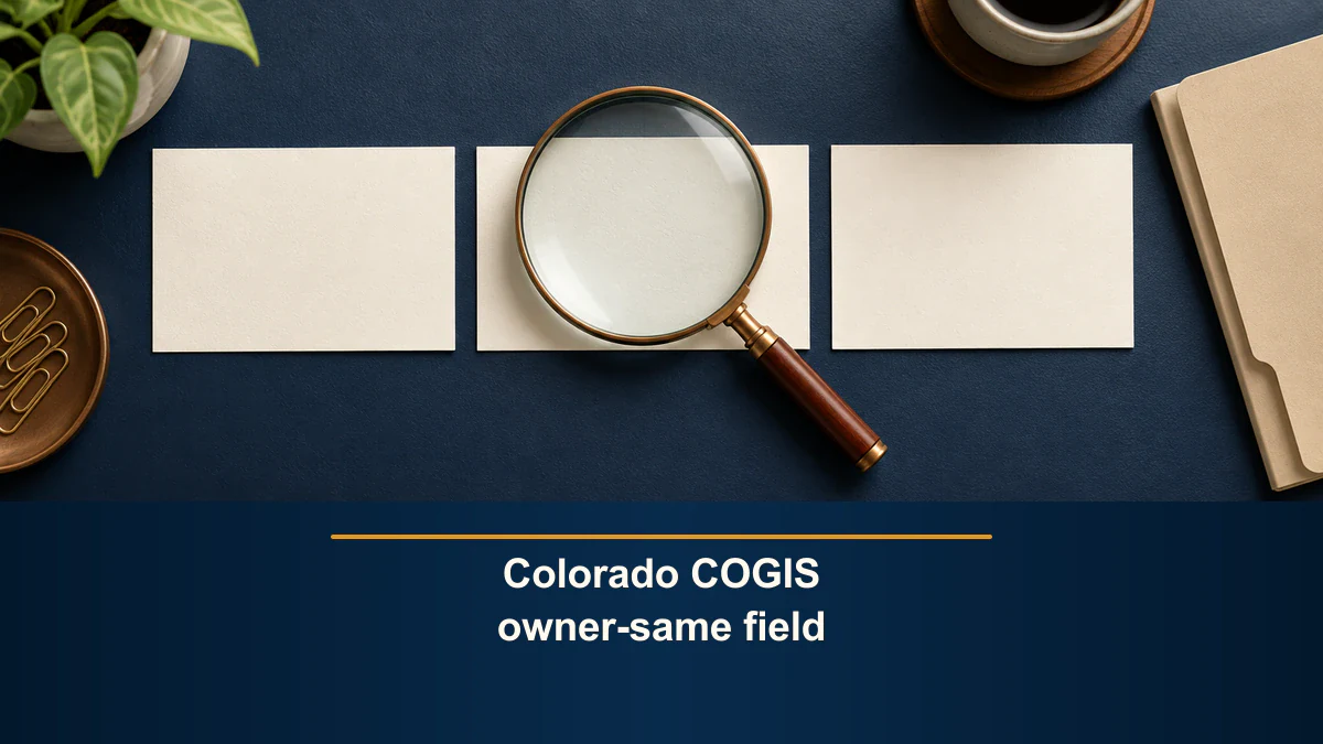 Colorado COGIS owner-same field