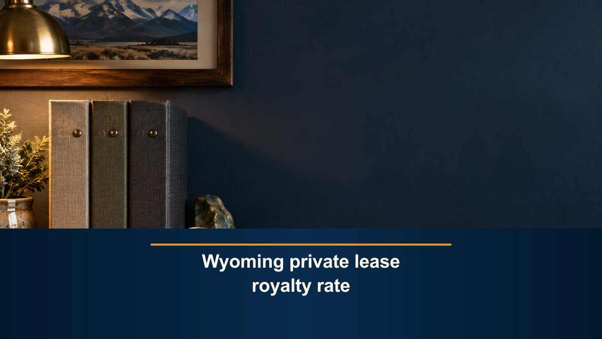 Wyoming private lease royalty rate