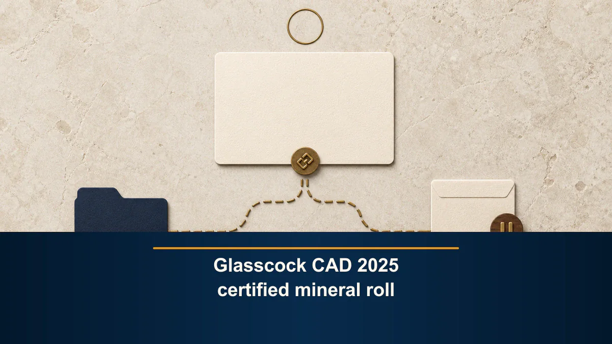 Glasscock CAD 2025 certified mineral roll