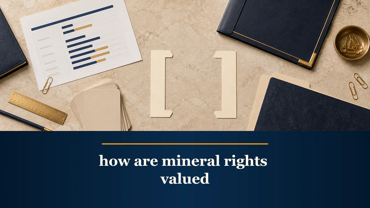 how are mineral rights valued