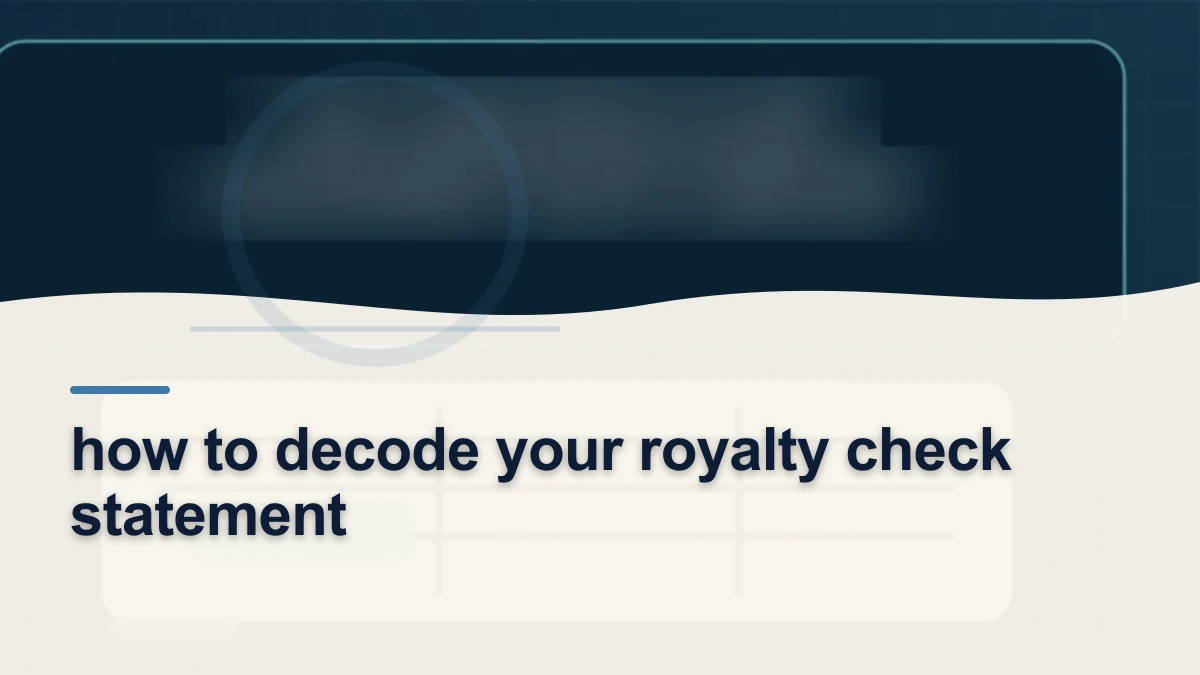 Mineral-rights illustration highlighting “how to decode your royalty check statement”.