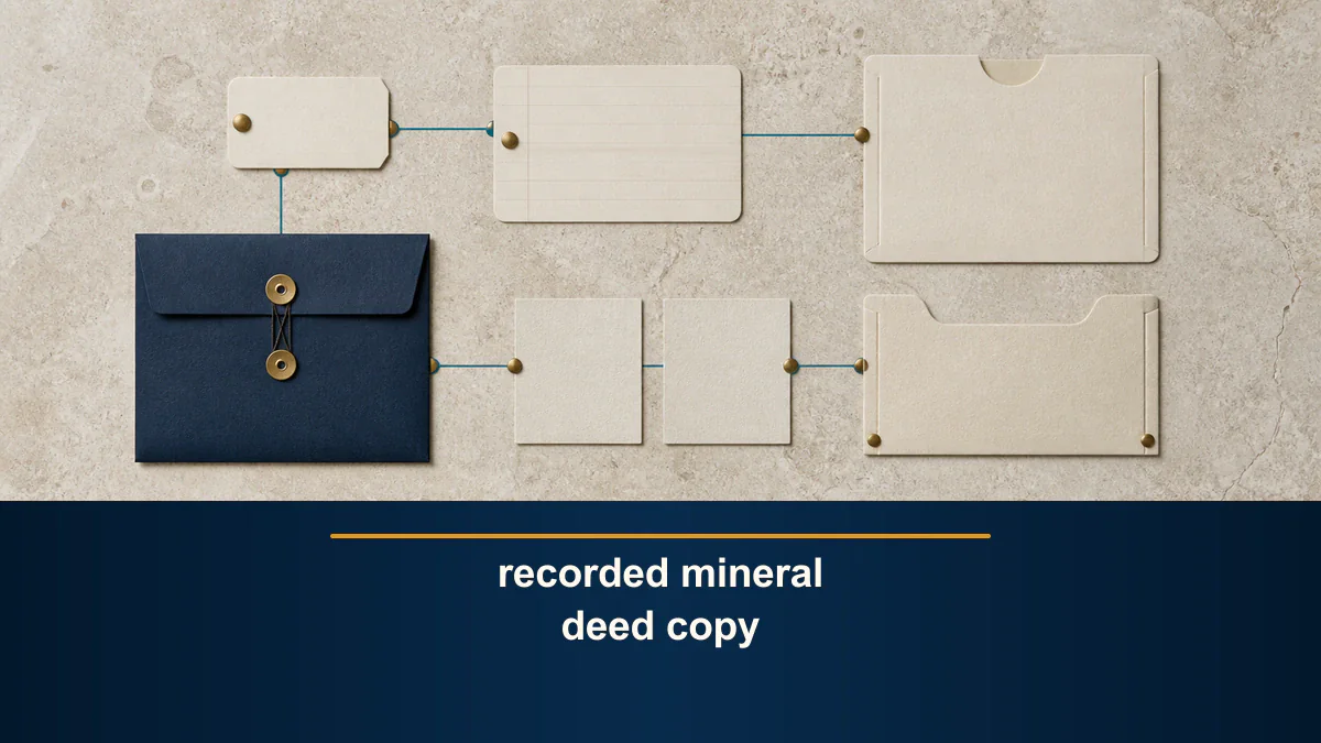 recorded mineral deed copy