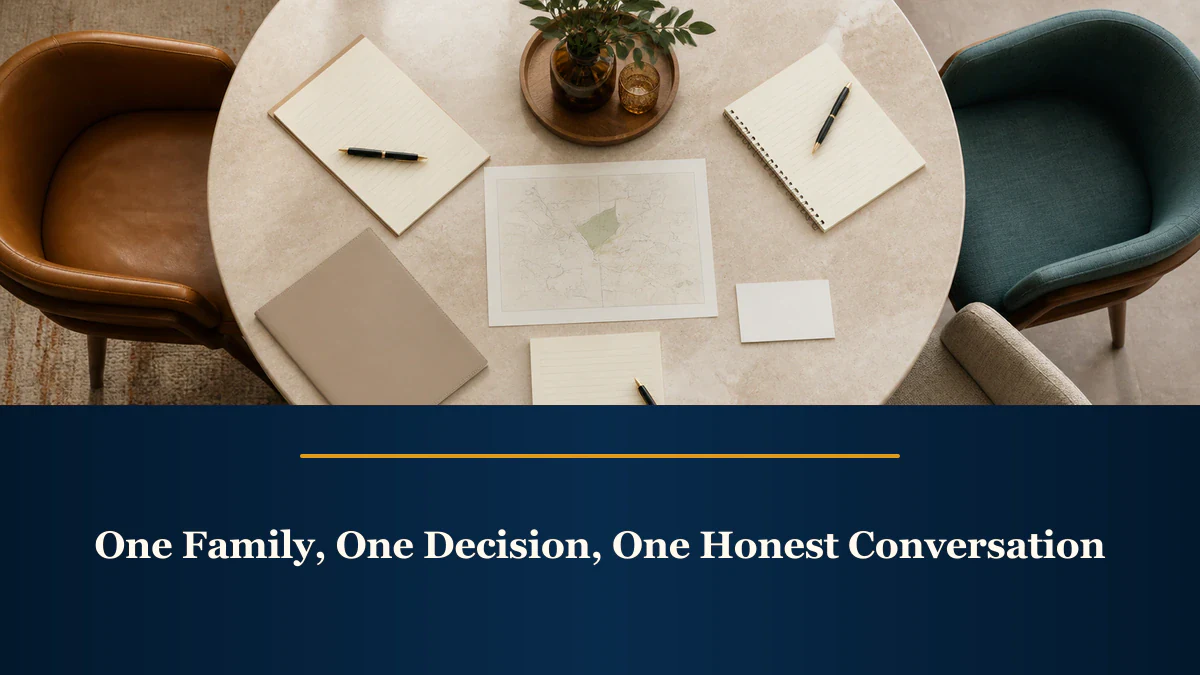 One Family, One Decision, One Honest Conversation