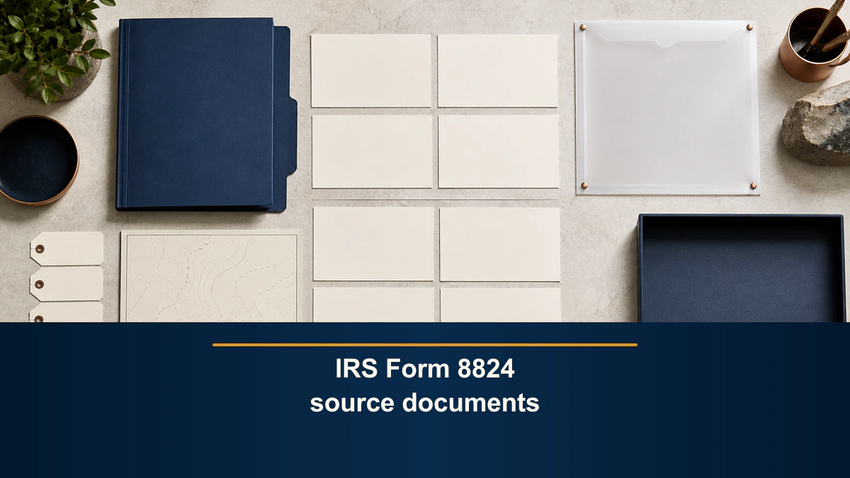 IRS Form 8824 source documents