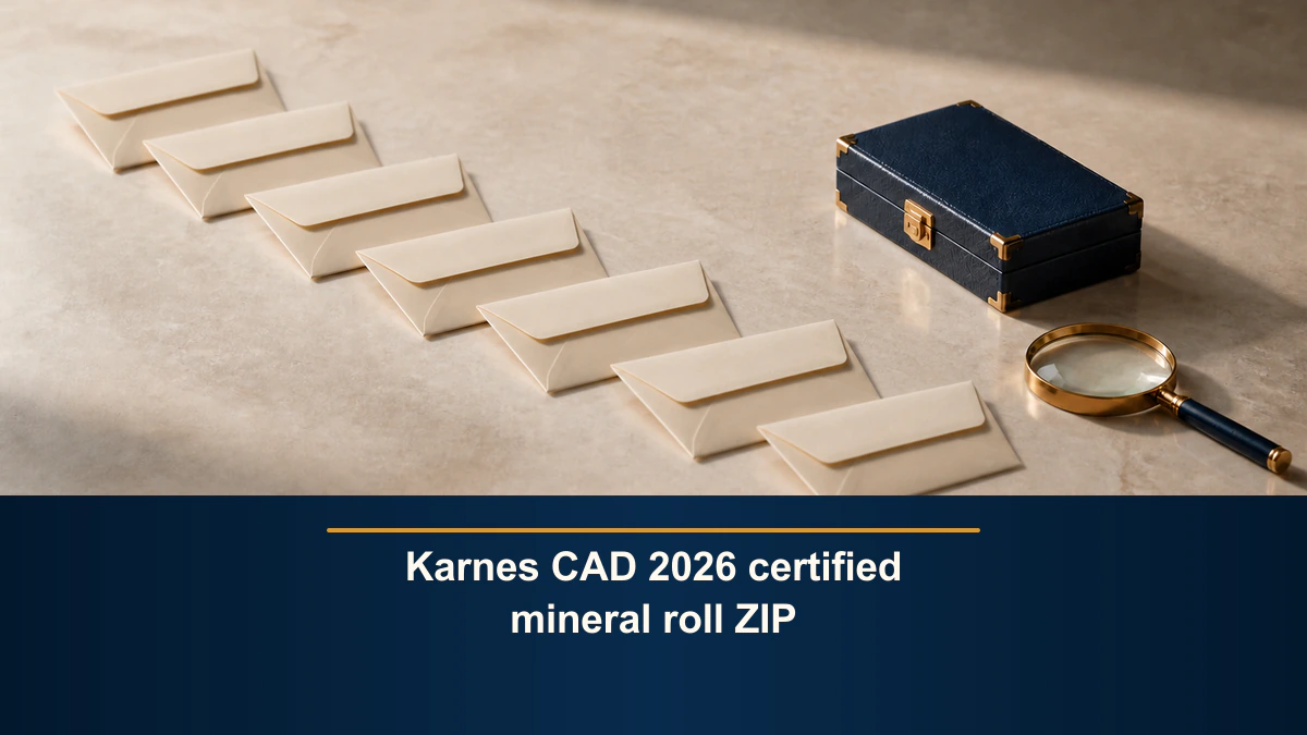 Karnes CAD 2026 certified mineral roll ZIP
