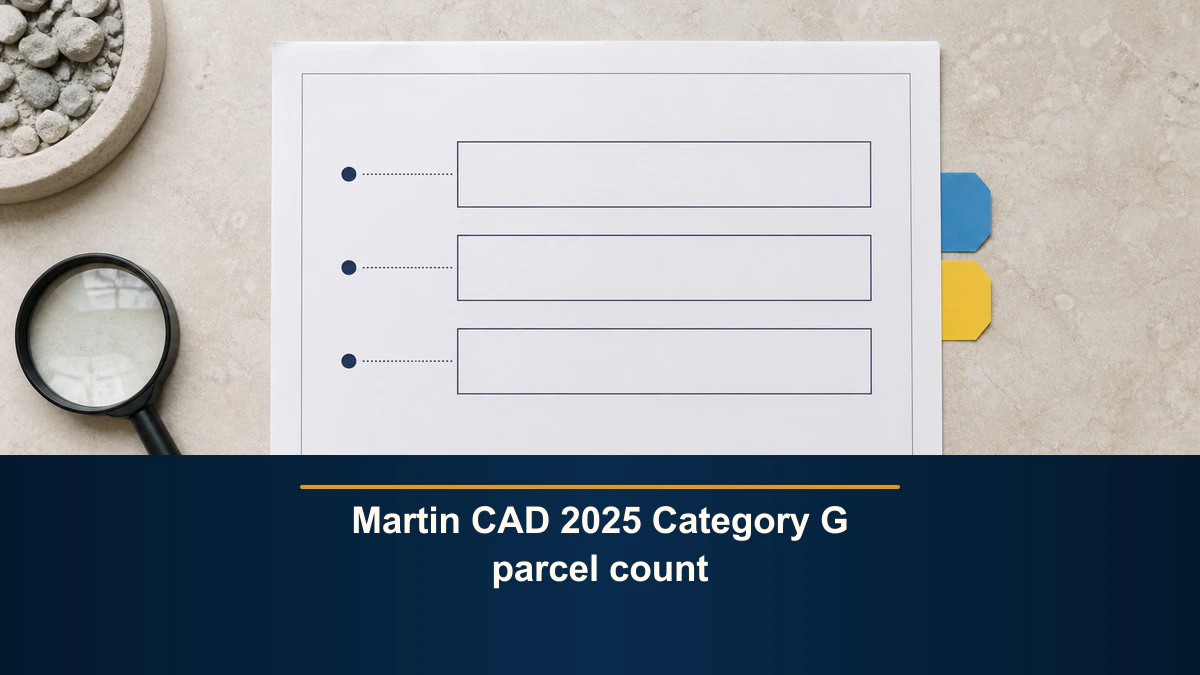 Martin CAD 2025 Category G parcel count