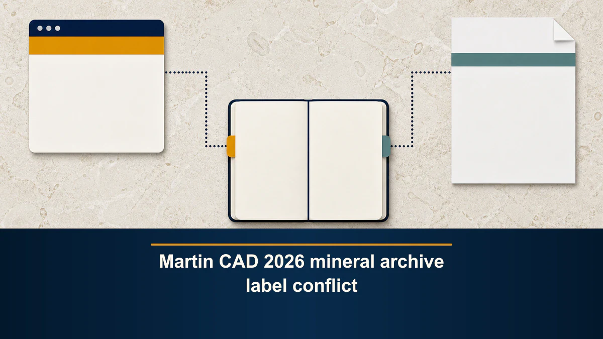 Martin CAD 2026 mineral archive label conflict