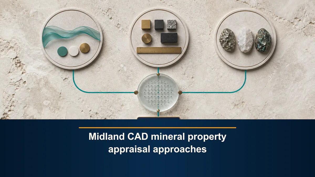 Midland CAD mineral property appraisal approaches