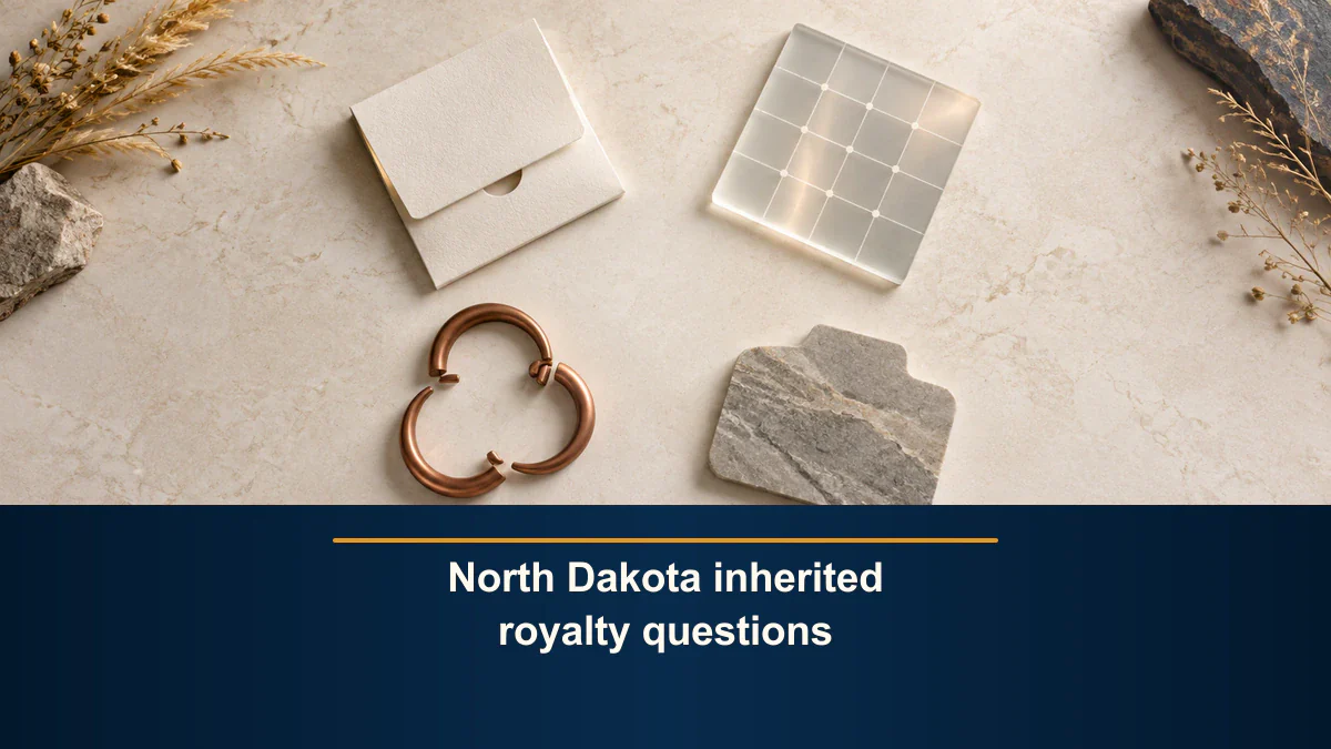 North Dakota inherited royalty questions