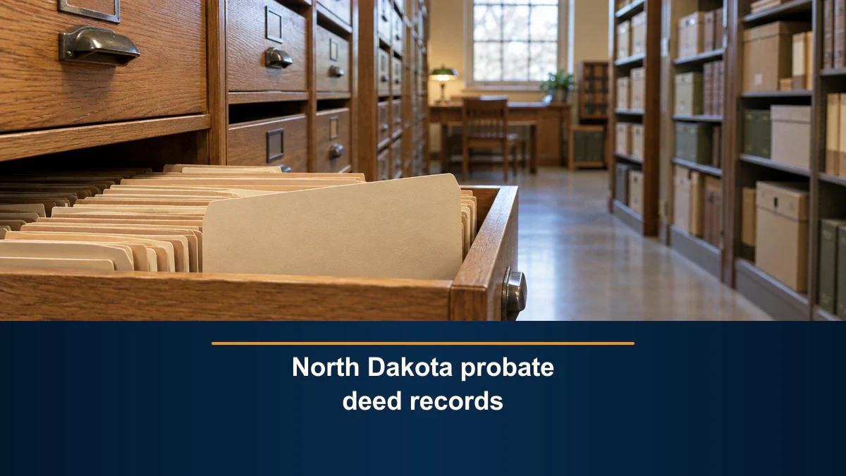 North Dakota probate deed records