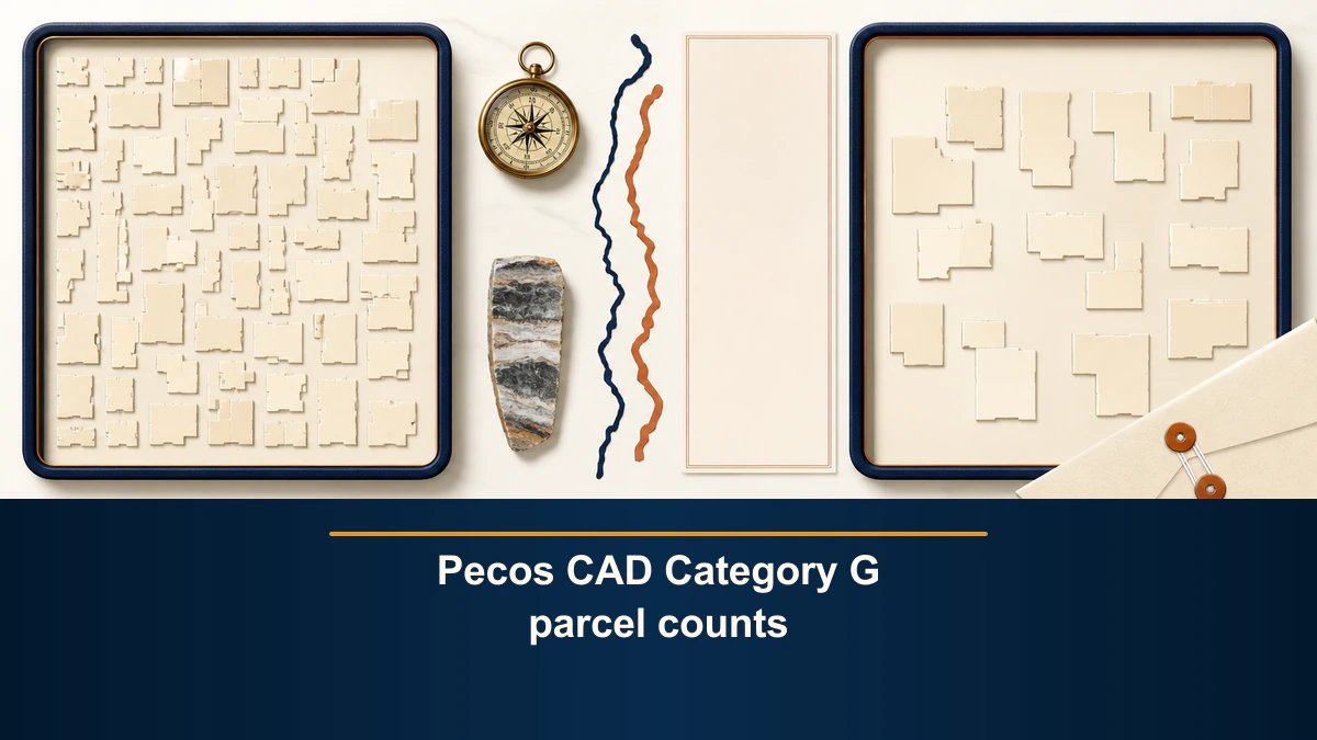 Pecos CAD Category G parcel counts