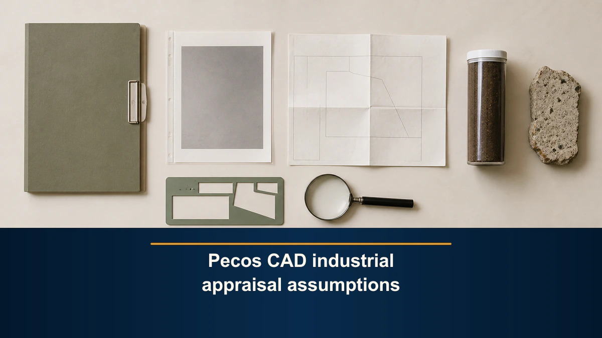 Pecos CAD industrial appraisal assumptions