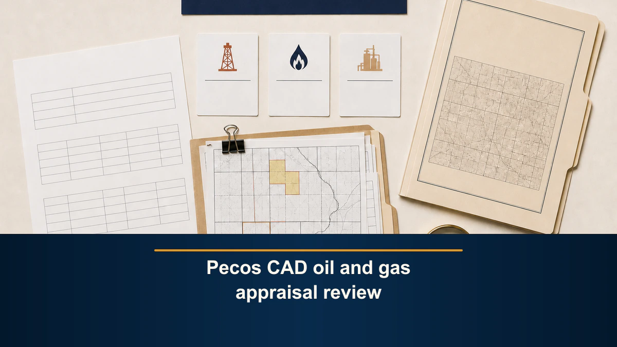 Pecos CAD oil and gas appraisal review