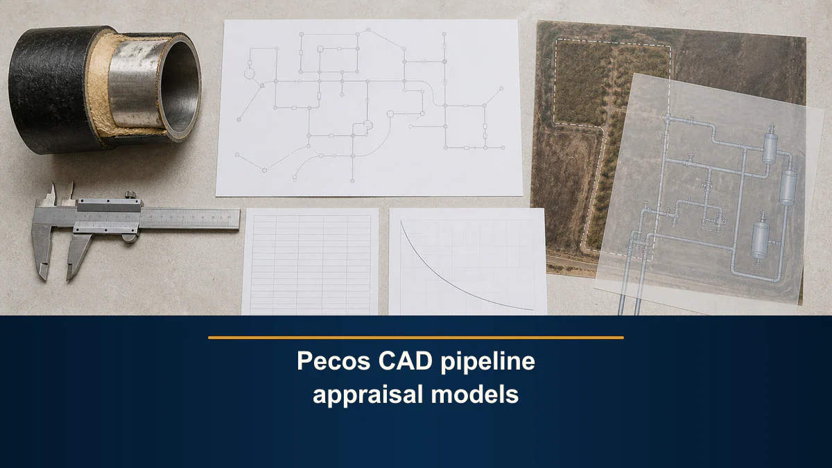 Pecos CAD pipeline appraisal models