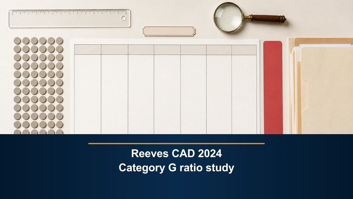 Reeves CAD 2024 Category G ratio study