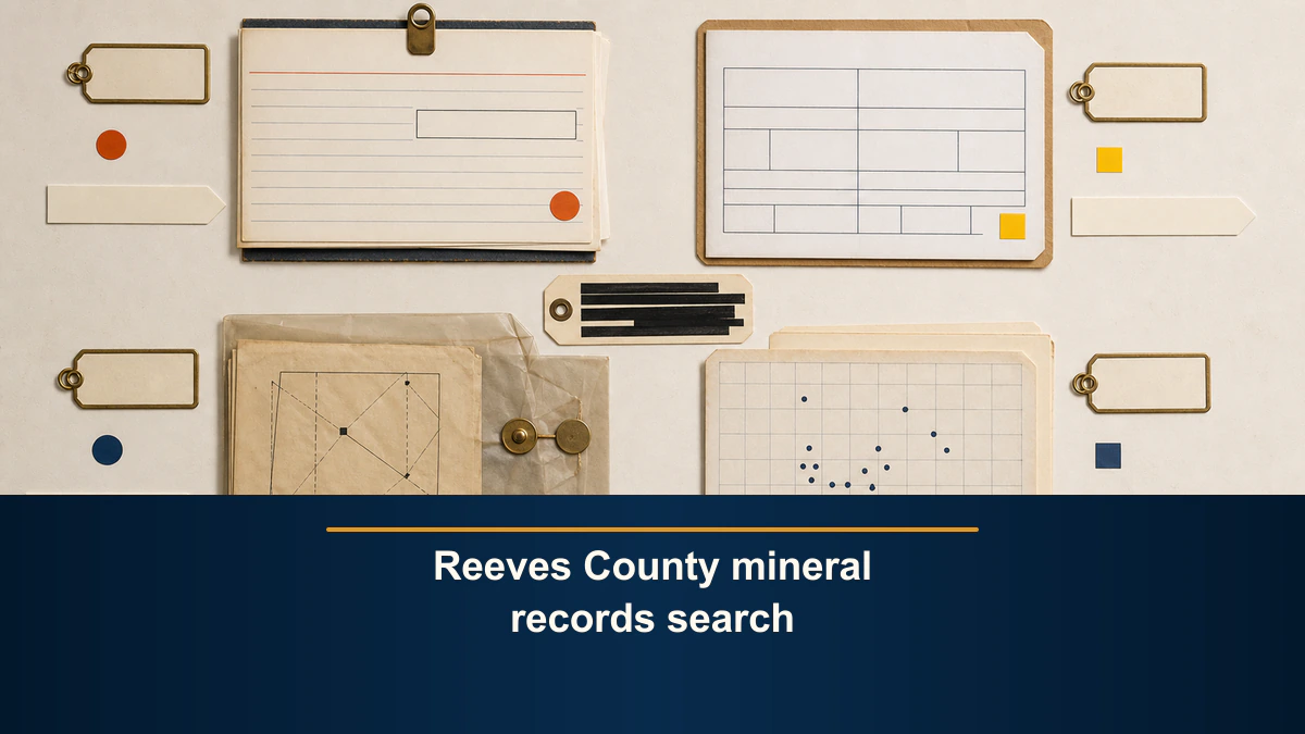 Reeves County mineral records search