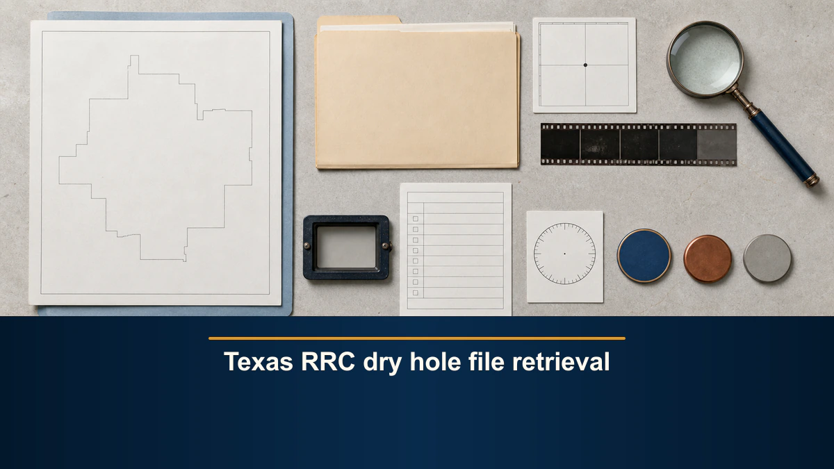 Texas RRC dry hole file retrieval