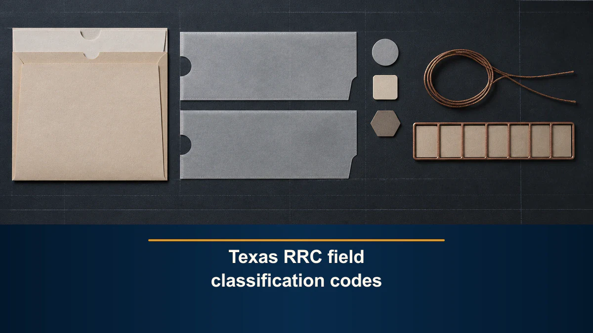Texas RRC field classification codes