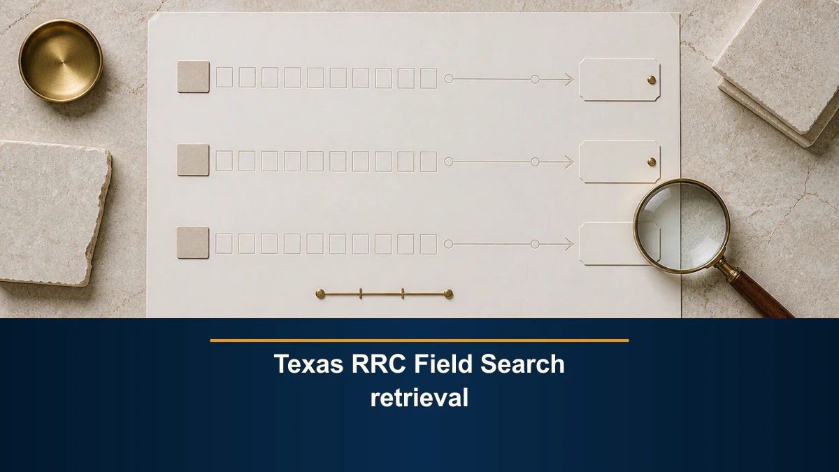 Texas RRC Field Search retrieval