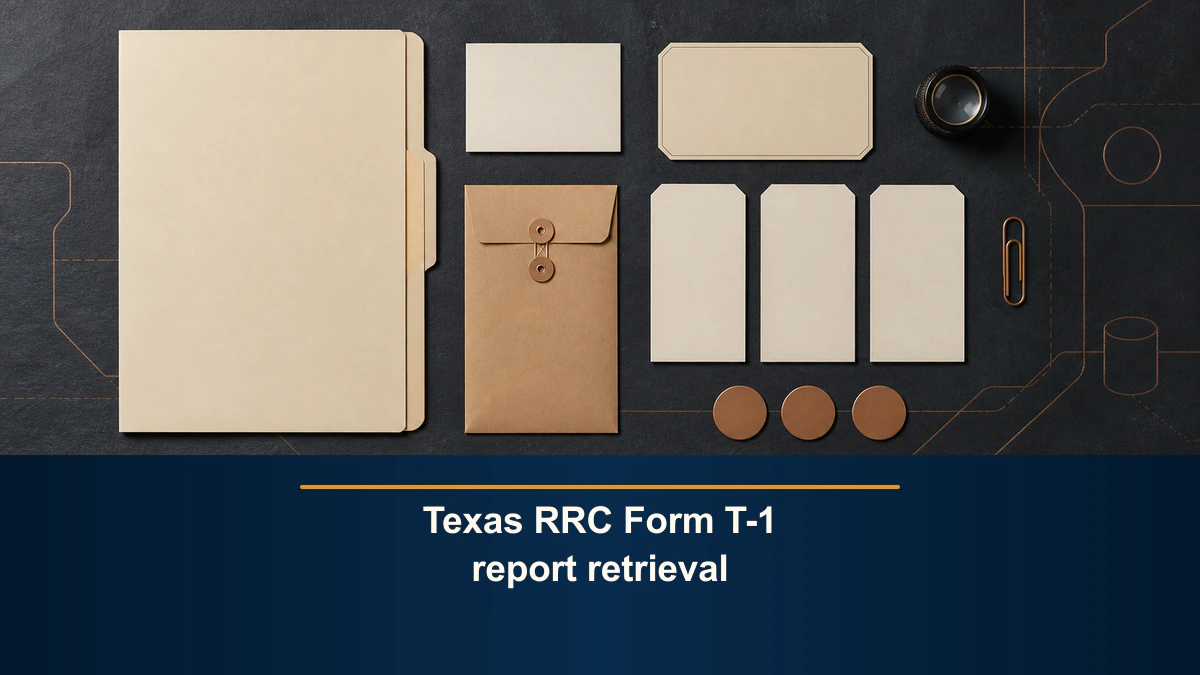 Texas RRC Form T-1 report retrieval