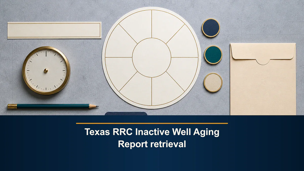 Texas RRC Inactive Well Aging Report retrieval