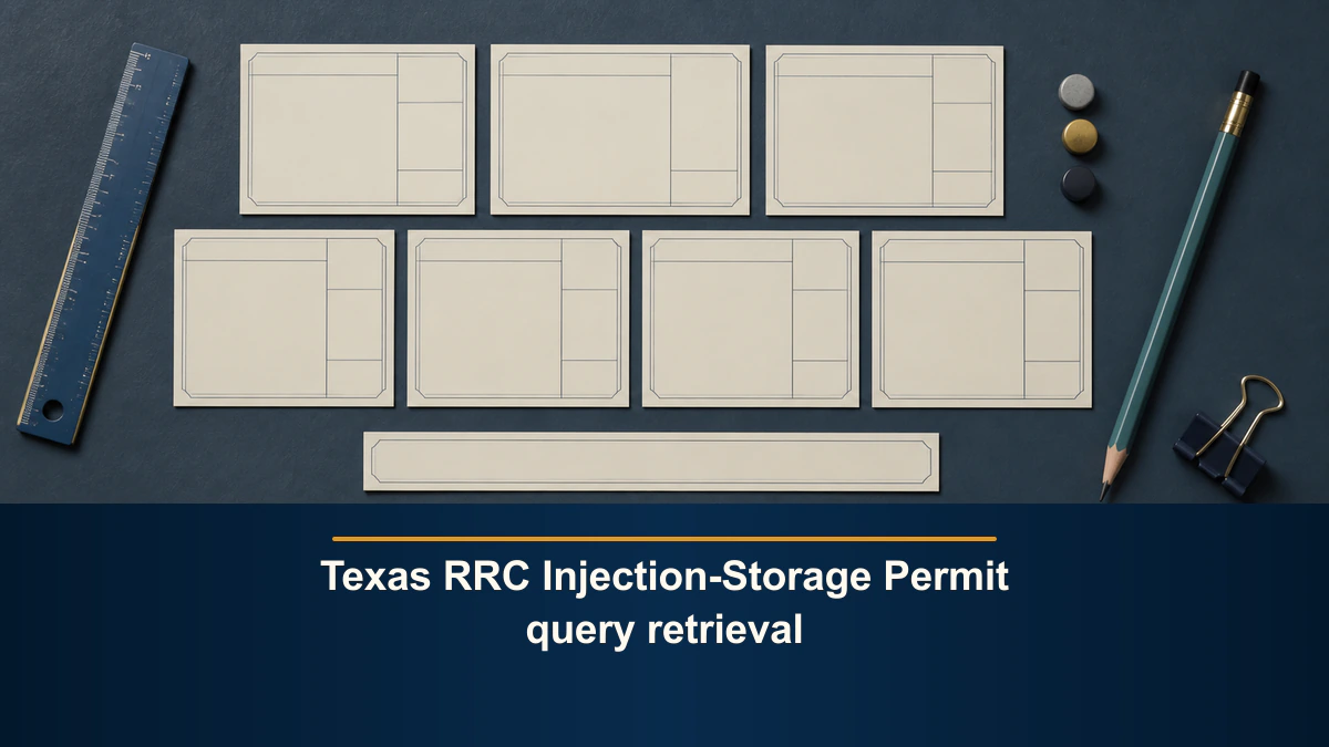 A people-free overhead injection-storage permit query provenance worksheet appears above the exact keyword.