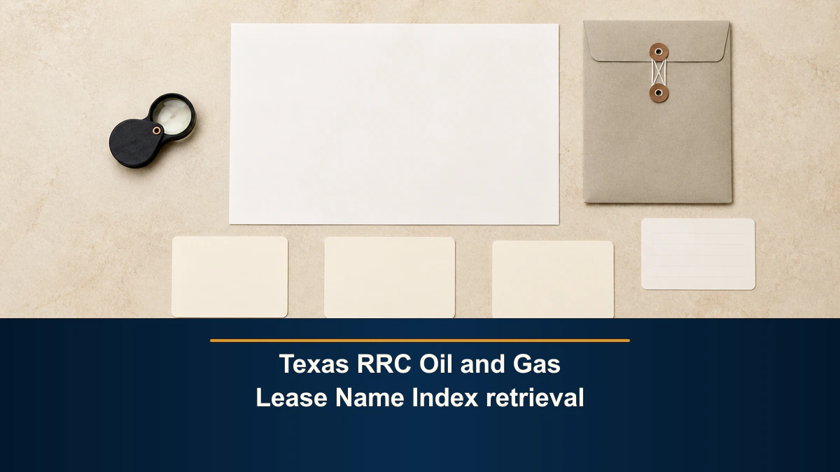 Texas RRC Oil and Gas Lease Name Index retrieval