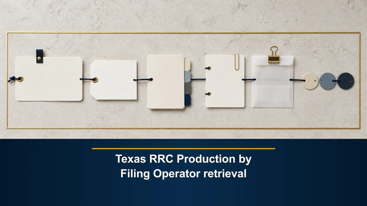 Texas RRC Production by Filing Operator retrieval