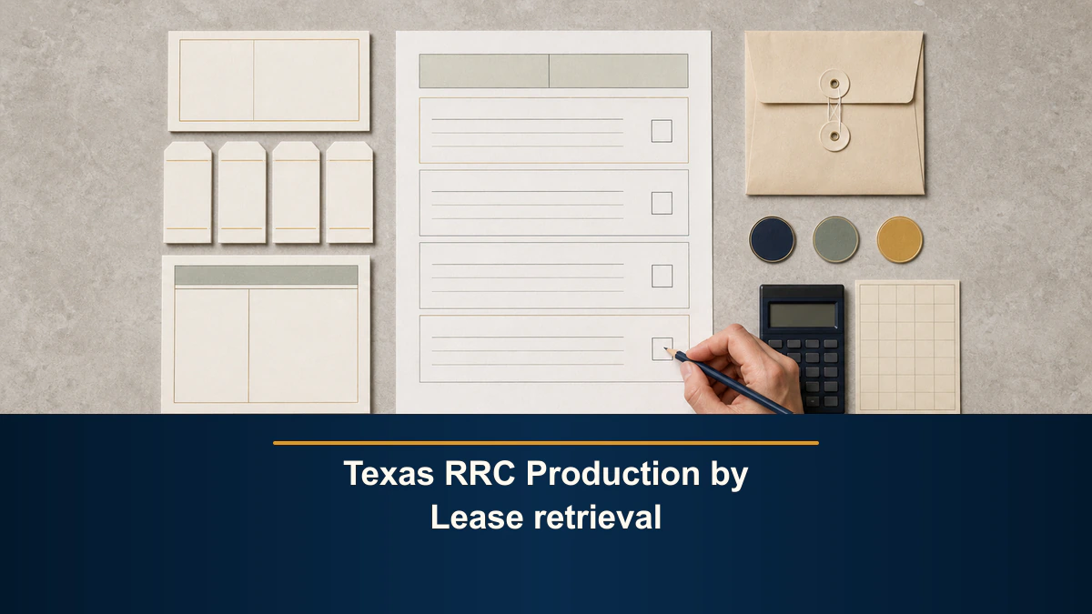 Texas RRC Production by Lease retrieval