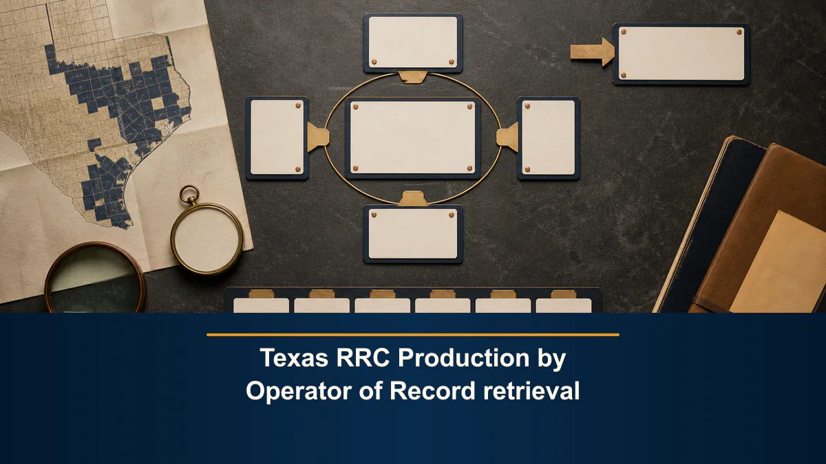 Texas RRC Production by Operator of Record retrieval