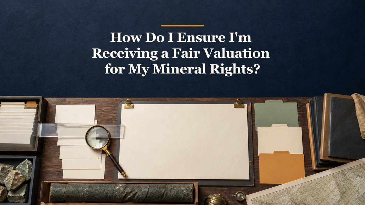 Valuation reperformance record labeled “How Do I Ensure I'm Receiving a Fair Valuation for My Mineral Rights?”.