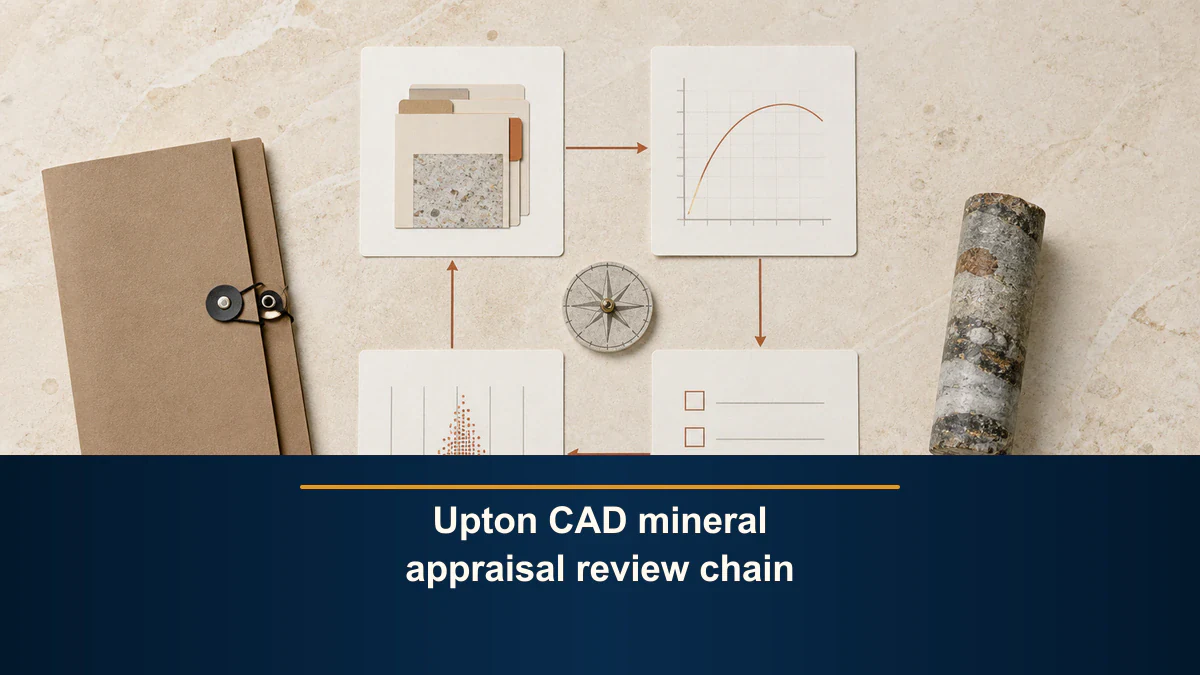 Upton CAD mineral appraisal review chain